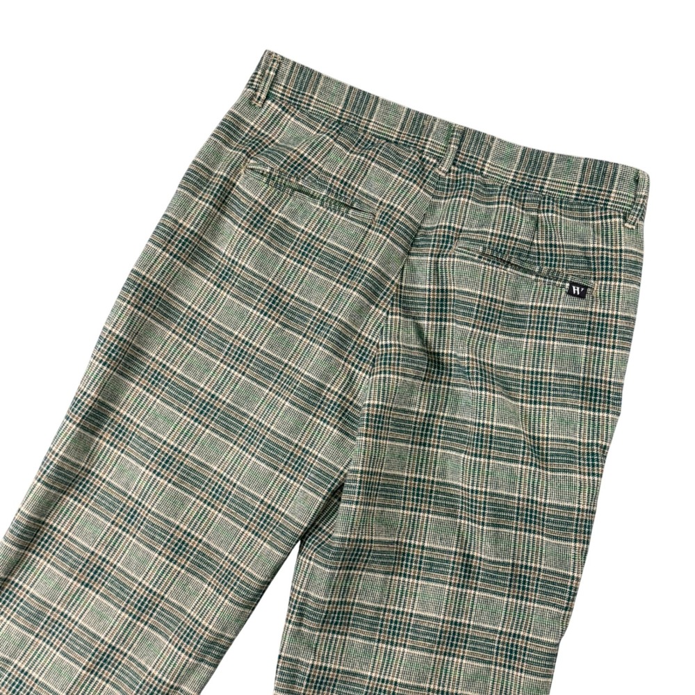 Houston‎ White x Target Green Plaid Tailored Pants 32x29 Preppy Academia Check
